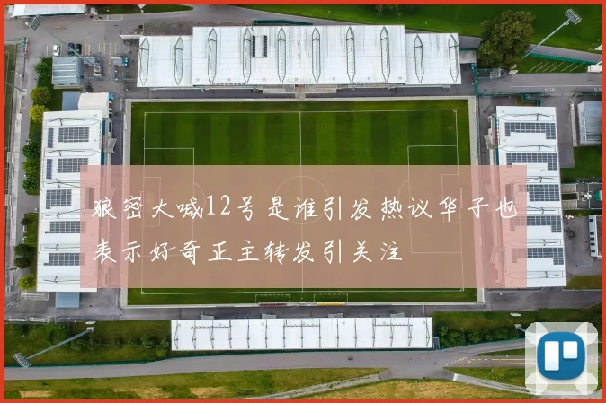 狼密大喊12号是谁引发热议华子也表示好奇正主转发引关注